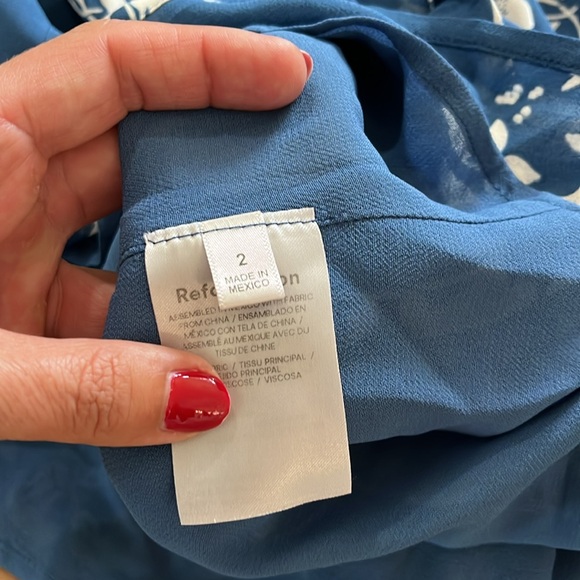 Reformation Nadira Dress Cyanotype 2 - Picture 7 of 8